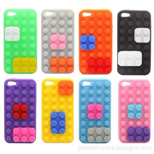 Block Design Silicone Case for iPhone 5
